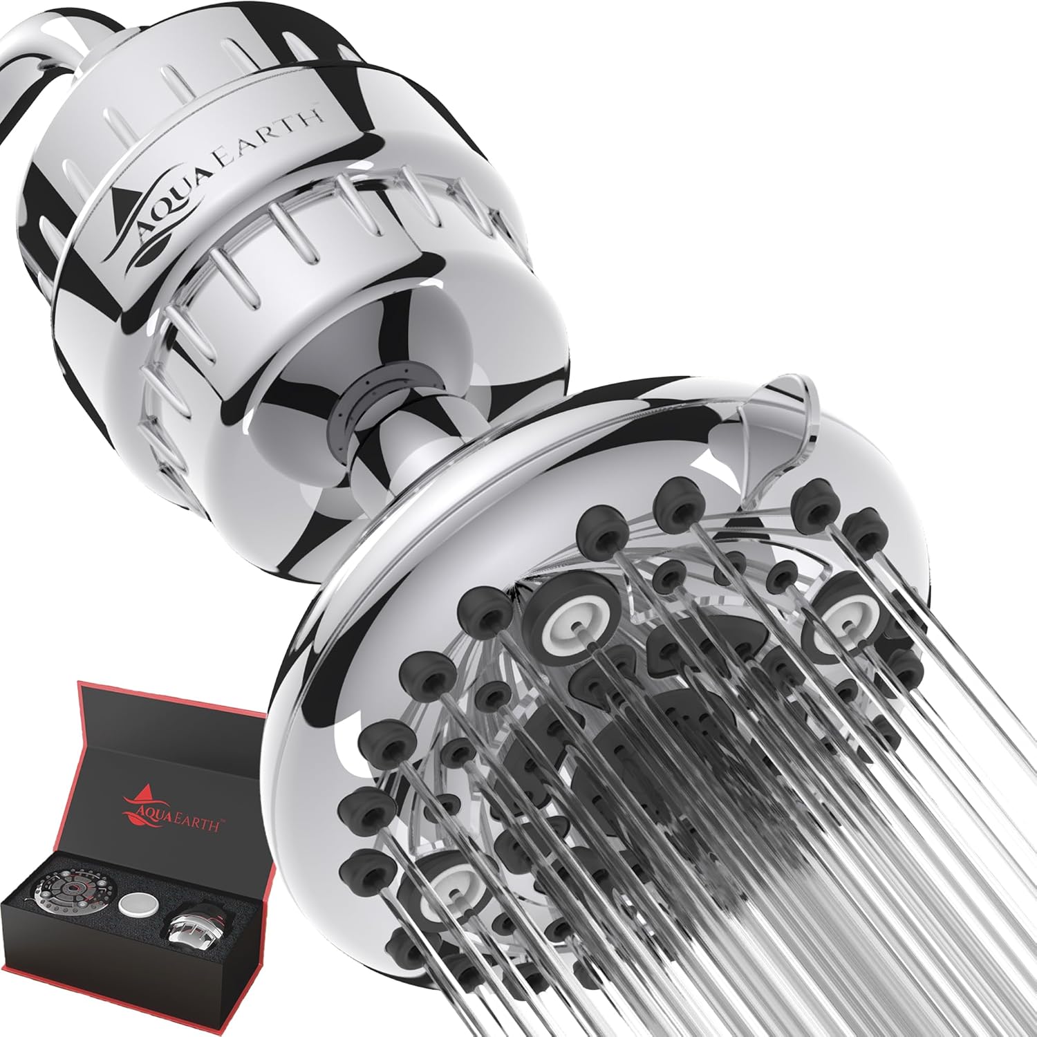 Aqua Earth Filtered Shower Head Gift Edition