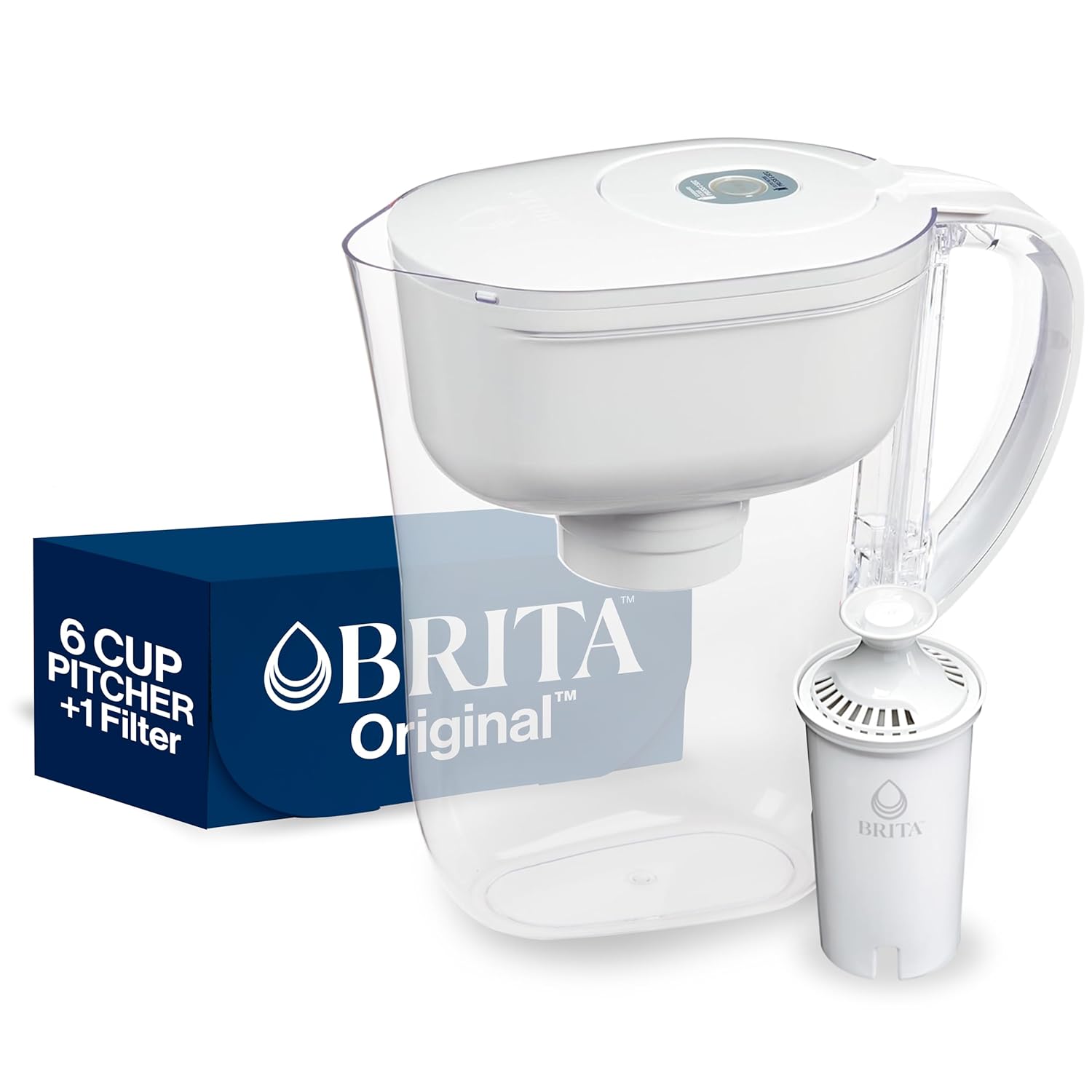 Metro Water Filter Pitcher with SmartLight Change Indicator