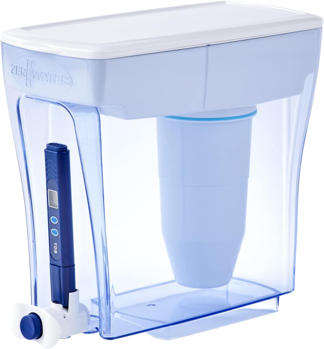 20-Cup Ready-Pour 5-Stage Water Filter Dispenser with 0 TDS