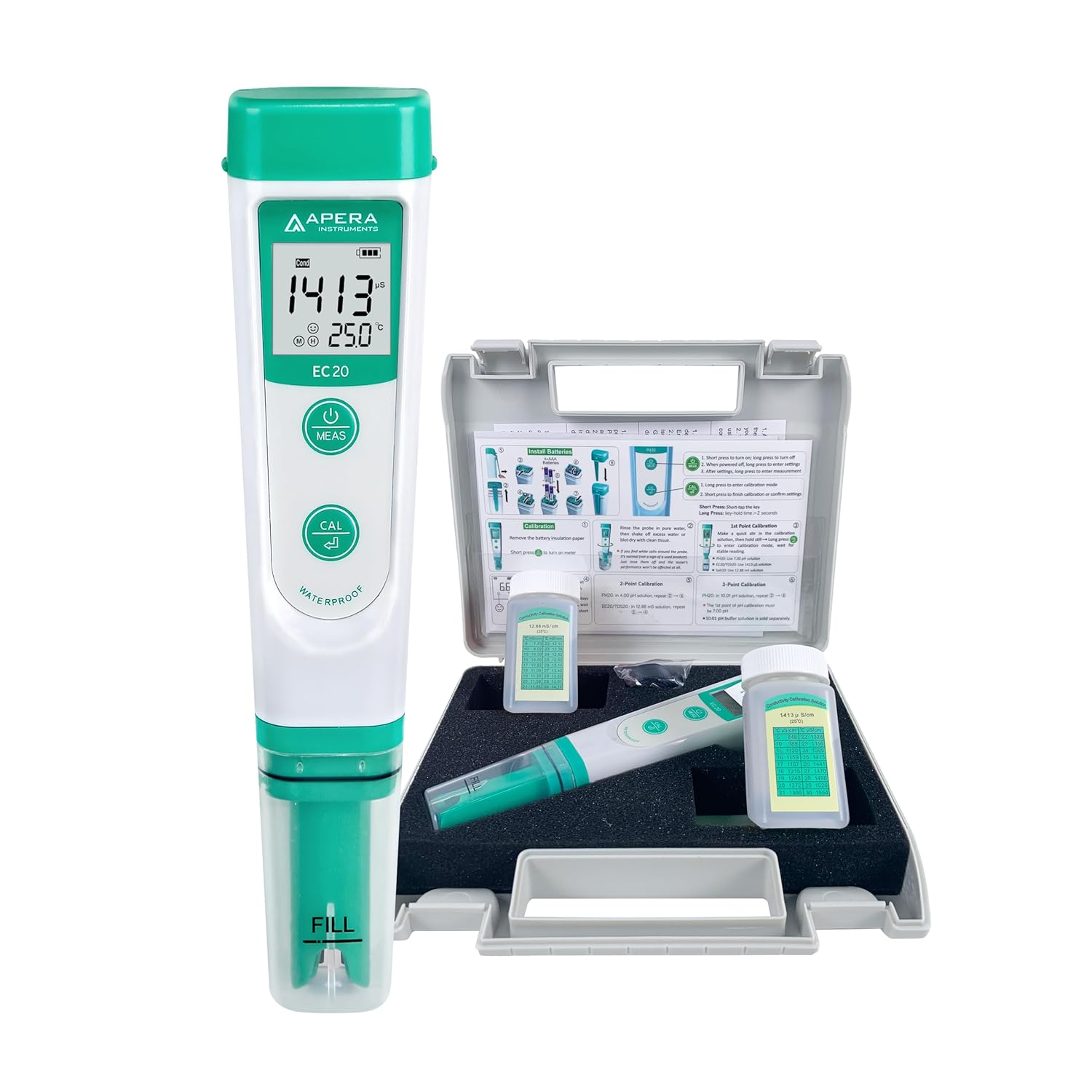 Instruments Value Series EC20 Conductivity (EC) Pocket Tester Kit